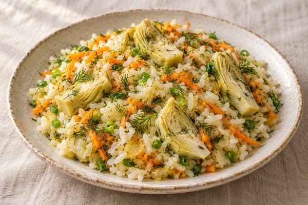 Enginarlı Pilav · temsili yemek görseli