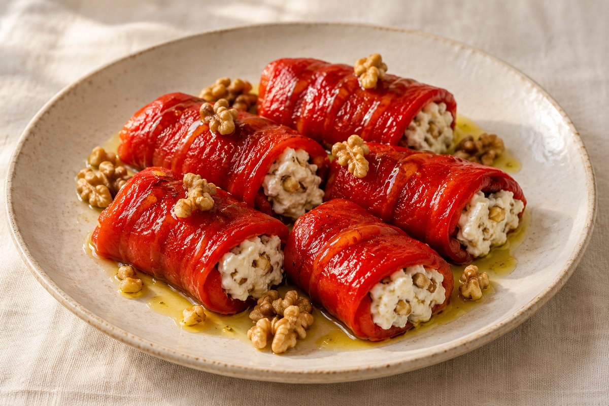 Közlenmiş Biber Sarma · temsili yemek görseli