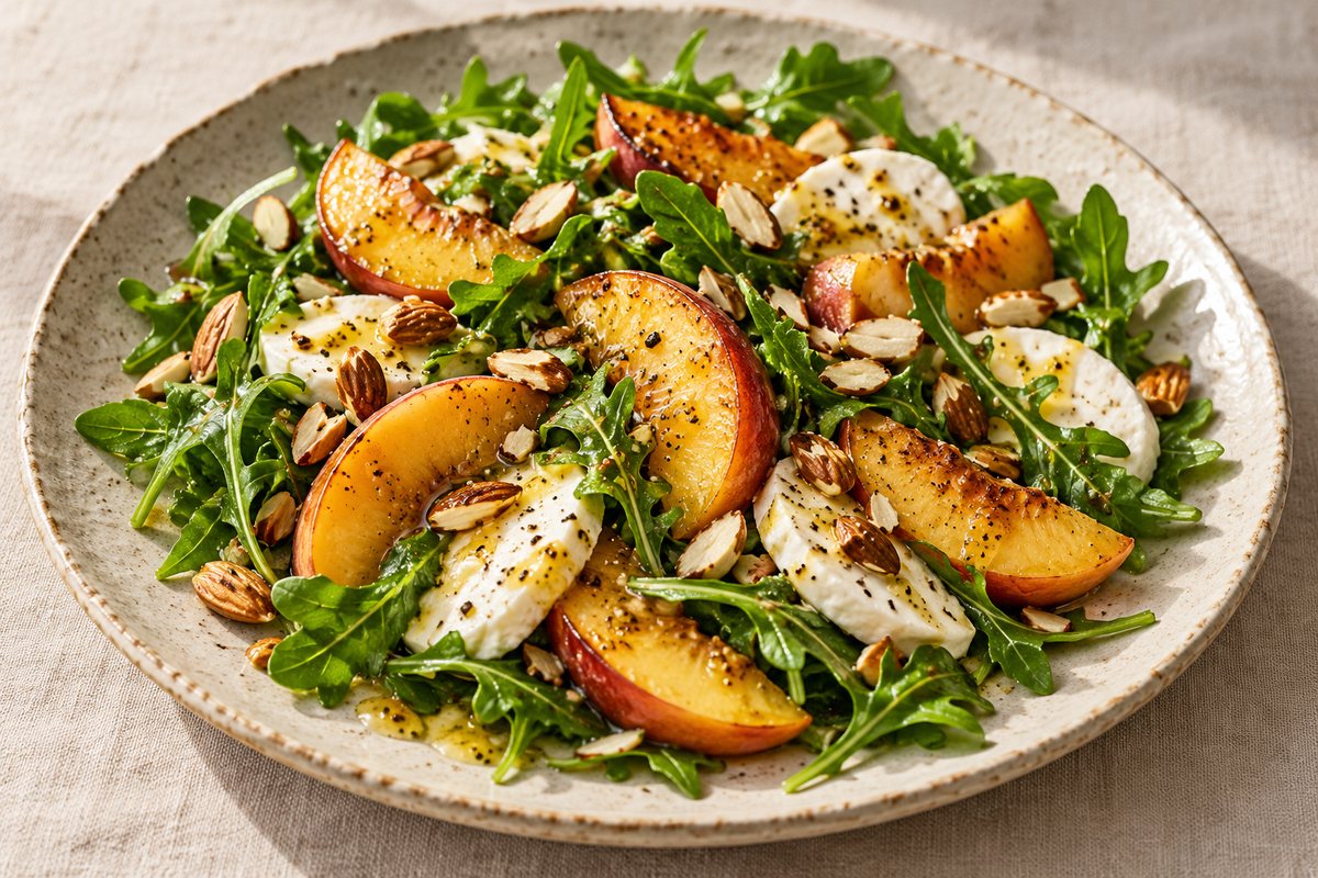 Şeftalili Fresh Salata · temsili yemek görseli